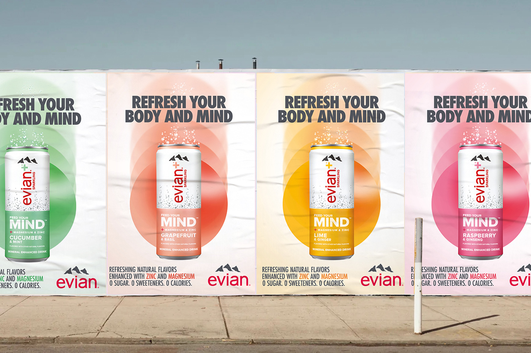 evian+ Sparkling — Refresh Your Body and Mind